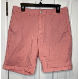 Bonobos Men's‎ Relaxed Chino Shorts Pink Size 32 *read*